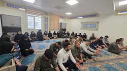 طنین زیارت عاشورا در بیمارستان شهدای اسلامشهر